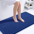 OLANLY Bathroom Runner Rugs 44x24, Soft Absorbent Chenille Bath Rugs, Rubber Backing Quick Dry, Machine Washable Long Bath Mats for Bathroom Floor, Tub and Shower, Home Decor Accessories, Royal Blue