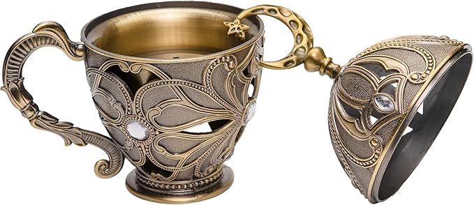 Frankincense Resin Incense Burner, Charcoal Incense Burner with Handle for Bakhoor Myrrh Cone, for Yoga Aromatherapy Meditation, Decor for Home Office