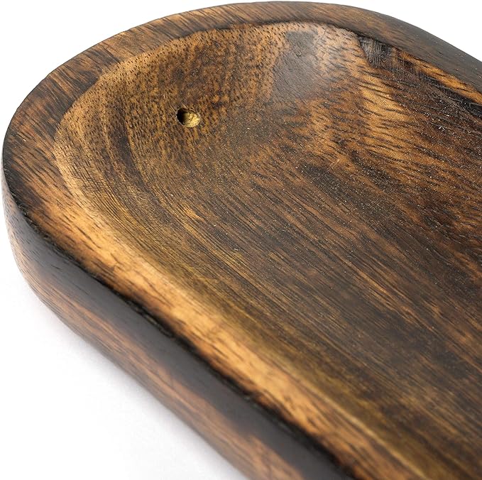 Incense Garden Incense Burner Holder - Woodburner - Ash Catcher Incense - Handmade Large Incense Holder for Aromatherapy