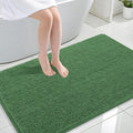 OLANLY Large Bathroom Rugs 44x32, Extra Soft Absorbent Chenille Bath Rugs, Rubber Backing Quick Dry, Machine Washable Bath Mats for Bathroom Floor, Tub and Shower, Home Decor Accessories, Olive Green