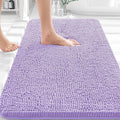 OLANLY Bathroom Rugs 36x24, Extra Soft Absorbent Chenille Bath Rugs, Rubber Backing Quick Dry, Machine Washable Bath Mats for Bathroom Floor, Tub and Shower, Home Decor Accessories, Lavender