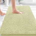 OLANLY Bathroom Rugs 35x24, Extra Soft Absorbent Chenille Bath Rugs, Rubber Backing Quick Dry, Machine Washable Bath Mats for Bathroom Floor, Tub and Shower, Home Decor Accessories, Vanilla