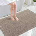 OLANLY Large Bathroom Rugs 47x32, Extra Soft Absorbent Chenille Bath Rugs, Rubber Backing Quick Dry, Machine Washable Bath Mats for Bathroom Floor, Tub and Shower, Home Decor Accessories, Warm Taupe