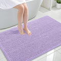 OLANLY Large Bathroom Rugs 47x32, Extra Soft Absorbent Chenille Bath Rugs, Rubber Backing Quick Dry, Machine Washable Bath Mats for Bathroom Floor, Tub and Shower, Home Decor Accessories, Lavender
