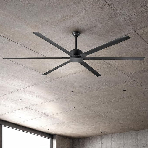 120-Inch Industrial Ceiling Fan – Powerful DC Motor & Heavy-Duty Steel Blades – Ultra-Quiet, Energy-Efficient Cooling for Warehouses, Gyms & Large Commercial Spaces – Covers 3,000+ Sq Ft