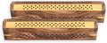 Incense Garden - Incense Stick Holder - Coffin Style - Wood Incense Stick Burner - Handcarved (Two Tone) (Pack of 2)
