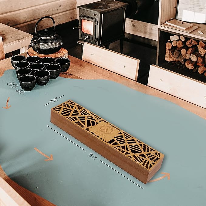 Aakriti Premium Wooden Handmade Incense Holder Incense Burner Aromatherapy Ornament Home Decor Meditation Yoga (Zig Zag)…