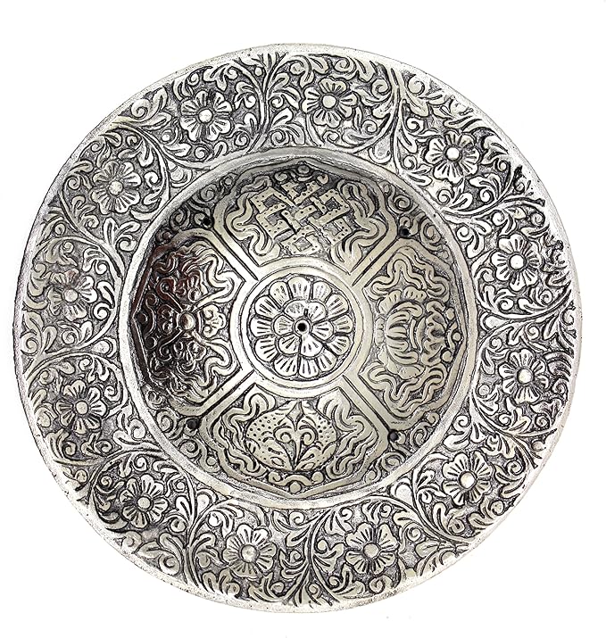 Govinda - Large Tibetan Incense Burner - 6 Inches Diameter